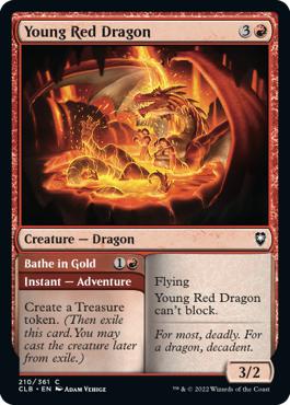 Young Red Dragon - Commander Legends: Battle for Baldur's Gate