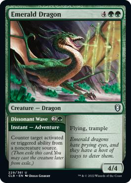 Emerald Dragon - Commander Legends: Battle for Baldur's Gate