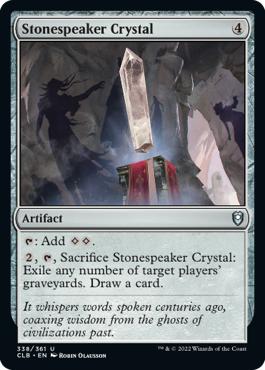Stonespeaker Crystal - Commander Legends: Battle for Baldur's Gate