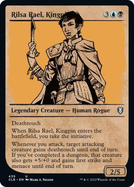 Rilsa Rael, Kingpin - Commander Legends: Battle for Baldur's Gate