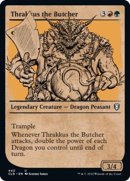 Thrakkus the Butcher - Commander Legends: Battle for Baldur's Gate