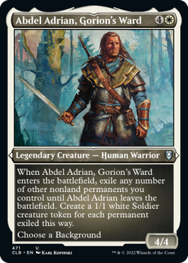 Abdel Adrian, Gorion's Ward - Commander Legends: Battle for Baldur's Gate