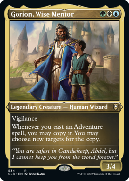 Gorion, Wise Mentor - Commander Legends: Battle for Baldur's Gate
