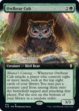 Owlbear Cub - Commander Legends: Battle for Baldur's Gate