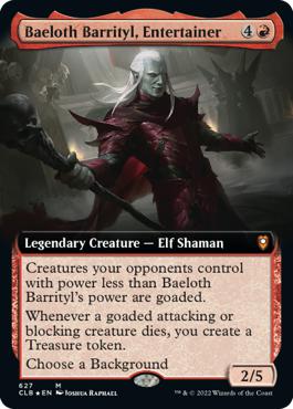 Baeloth Barrityl, Entertainer - Commander Legends: Battle for Baldur's Gate