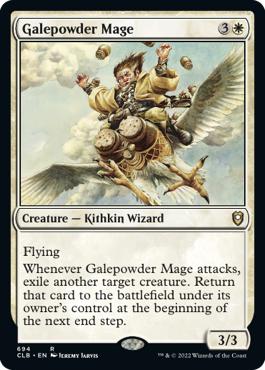 Galepowder Mage - Commander Legends: Battle for Baldur's Gate