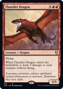 Thunder Dragon - Commander Legends: Battle for Baldur's Gate
