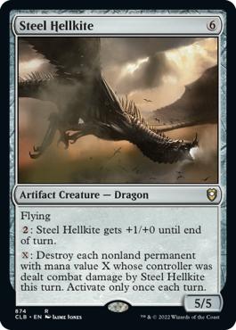 Steel Hellkite - Commander Legends: Battle for Baldur's Gate