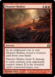 Disaster Radius - Magic: The Gathering-Commander