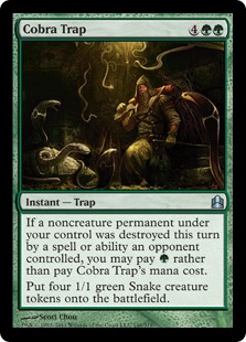 Cobra Trap - Magic: The Gathering-Commander