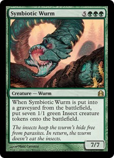 Symbiotic Wurm - Magic: The Gathering-Commander