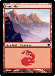 Mountain - Magic: The Gathering-Commander