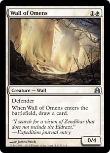 Wall of Omens - Magic: The Gathering-Commander