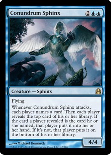 Conundrum Sphinx - Magic: The Gathering-Commander