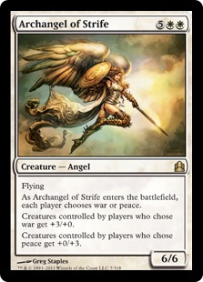Archangel of Strife - Magic: The Gathering-Commander