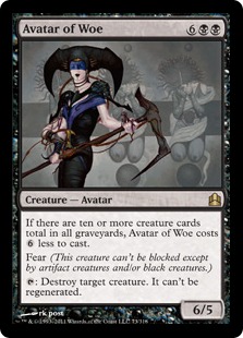 Avatar of Woe - Magic: The Gathering-Commander
