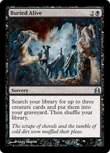 Buried Alive - Magic: The Gathering-Commander
