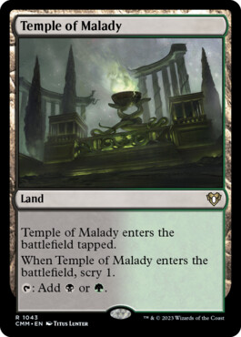 Temple of Malady - Commander Masters