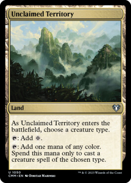 Unclaimed Territory - Commander Masters