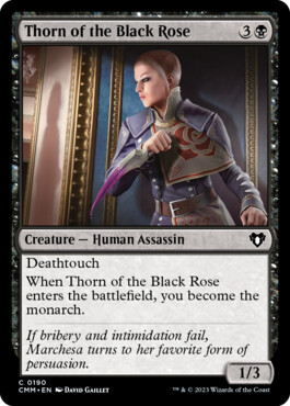 Thorn of the Black Rose - Commander Masters