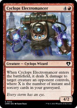 Cyclops Electromancer - Commander Masters