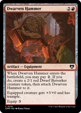 Dwarven Hammer - Commander Masters