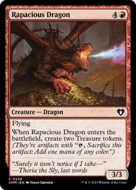 Rapacious Dragon - Commander Masters