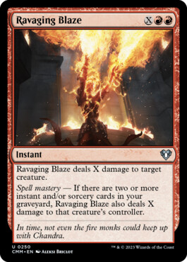 Ravaging Blaze - Commander Masters