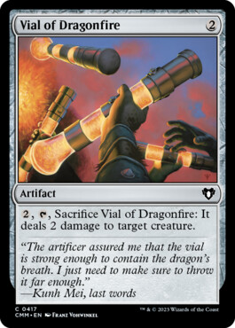 Vial of Dragonfire - Commander Masters