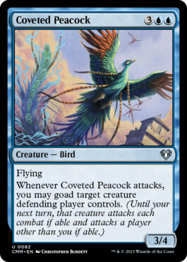 Coveted Peacock - Commander Masters