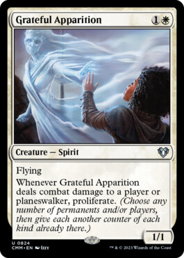 Grateful Apparition - Commander Masters