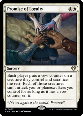 Promise of Loyalty - Commander Masters