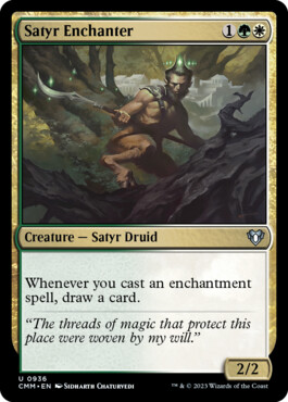 Satyr Enchanter - Commander Masters