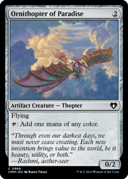 Ornithopter of Paradise - Commander Masters