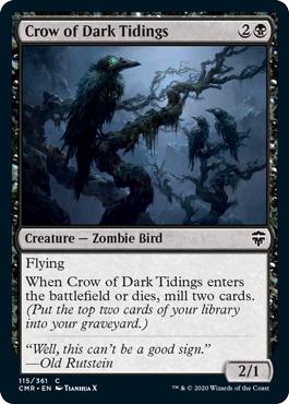 Crow of Dark Tidings - Commander Legends