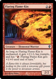 Flaring Flame-Kin - Magic: The Gathering—Conspiracy