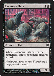 Ravenous Rats - Duel Decks: Garruk vs. Liliana