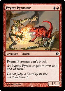 Pygmy Pyrosaur - Duel Decks: Venser vs. Koth
