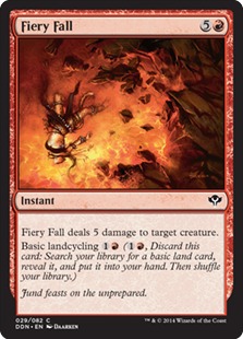 Fiery Fall - Duel Decks: Speed vs. Cunning