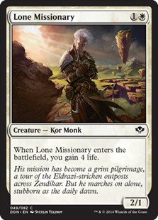 Lone Missionary - Duel Decks: Speed vs. Cunning