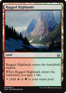 Rugged Highlands - Duel Decks: Mind vs. Might
