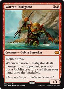 Warren Instigator - Duel Decks: Merfolk vs. Goblins