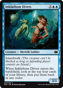 Inkfathom Divers - Duel Decks: Merfolk vs. Goblins