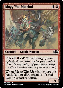 Mogg War Marshal - Dominaria Remastered