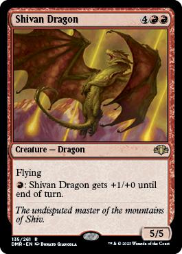 Shivan Dragon - Dominaria Remastered