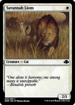 Savannah Lions - Dominaria Remastered