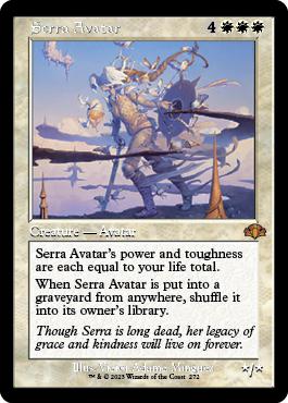 Serra Avatar - Dominaria Remastered