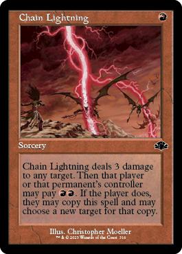 Chain Lightning - Dominaria Remastered