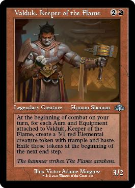 Valduk, Keeper of the Flame - Dominaria Remastered
