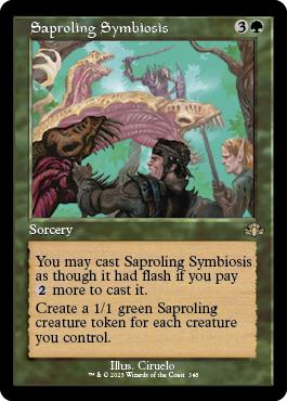 Saproling Symbiosis - Dominaria Remastered